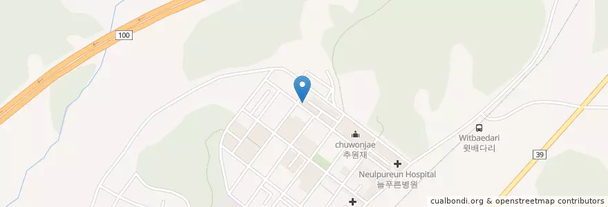 Mapa de ubicacion de 高陽市 en 大韓民国, 京畿道, 高陽市, 徳陽区.