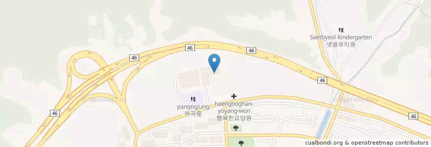 Mapa de ubicacion de 南楊州市 en 大韓民国, 京畿道, 南楊州市.
