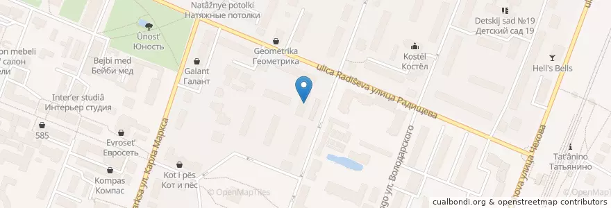 Mapa de ubicacion de Восток en ロシア, 北西連邦管区, レニングラード州, Гатчинский Район, Гатчинское Городское Поселение.