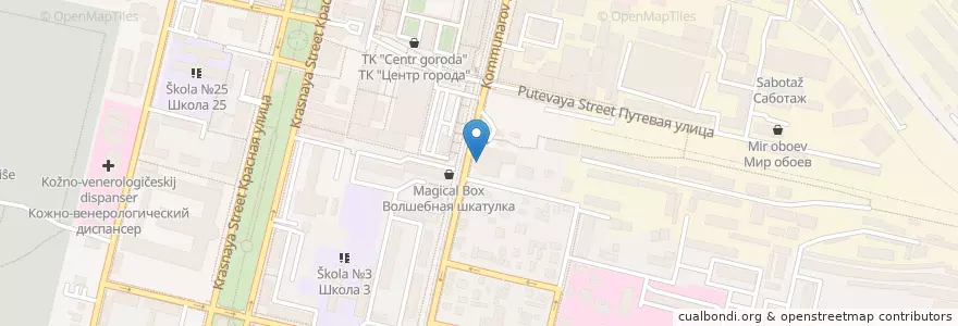Mapa de ubicacion de ДокторСтом en ロシア, 南部連邦管区, クラスノダール地方, Городской Округ Краснодар.