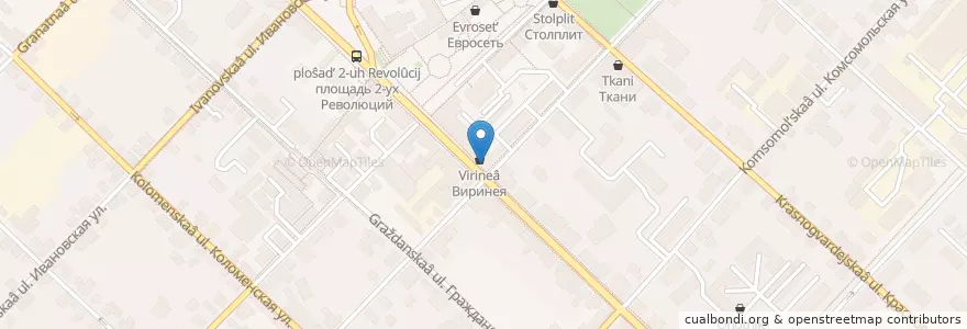 Mapa de ubicacion de ДомФарма en روسيا, Центральный Федеральный Округ, محافظة موسكو, Коломенский Городской Округ.