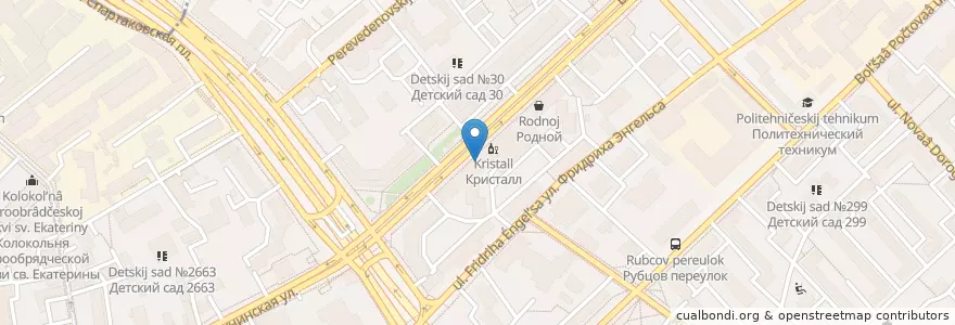 Mapa de ubicacion de Дон Доннер en Russia, Distretto Federale Centrale, Москва, Центральный Административный Округ, Басманный Район.