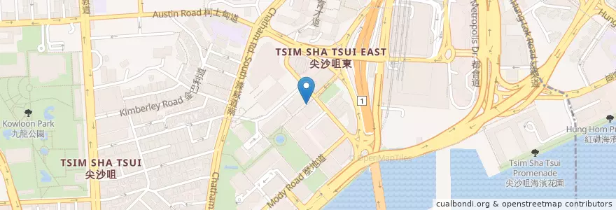 Mapa de ubicacion de 源興找換公司 Yuen Hing Foreign Exchange en Китай, Гуандун, Гонконг, Цзюлун, Новые Территории, 油尖旺區 Yau Tsim Mong District.