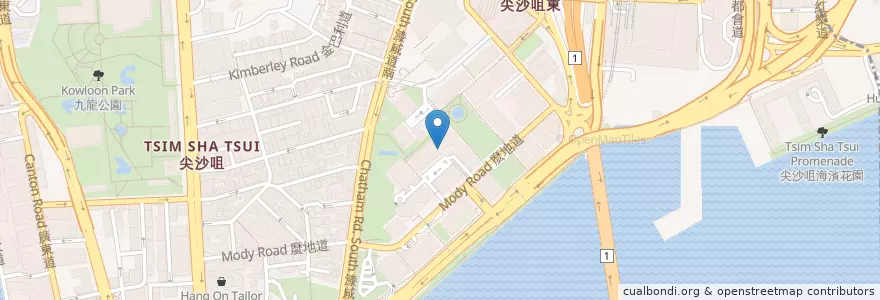 Mapa de ubicacion de Café Allegro en China, Cantão, Hong Kong, Kowloon, Novos Territórios, 油尖旺區 Yau Tsim Mong District.