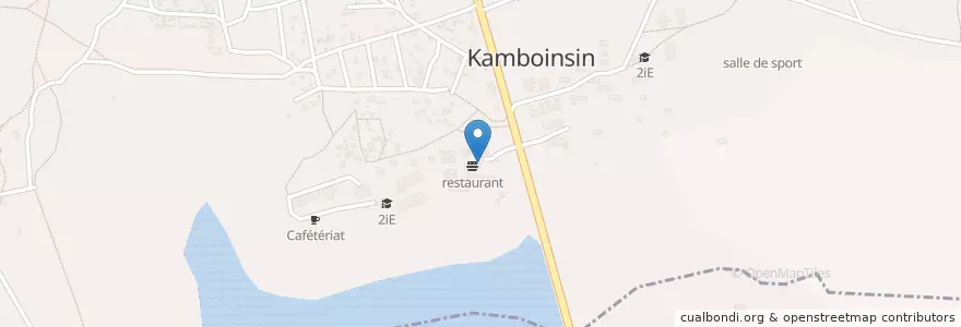 Mapa de ubicacion de cafétériat en 布基纳法索, Centre, Kadiogo, Pabré.