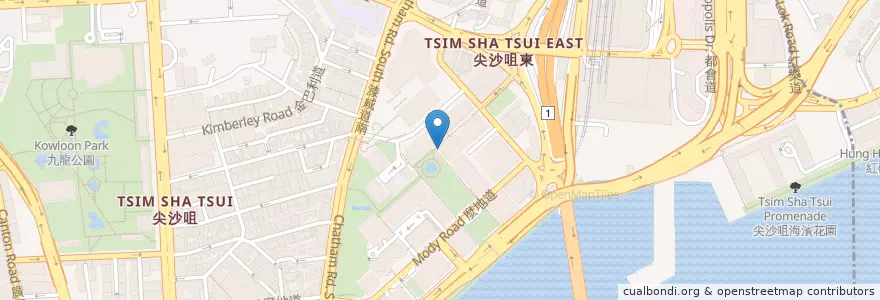 Mapa de ubicacion de 源記餐廳 Yuen Kee Restaurant en China, Guangdong, Hongkong, Kowloon, New Territories, 油尖旺區 Yau Tsim Mong District.