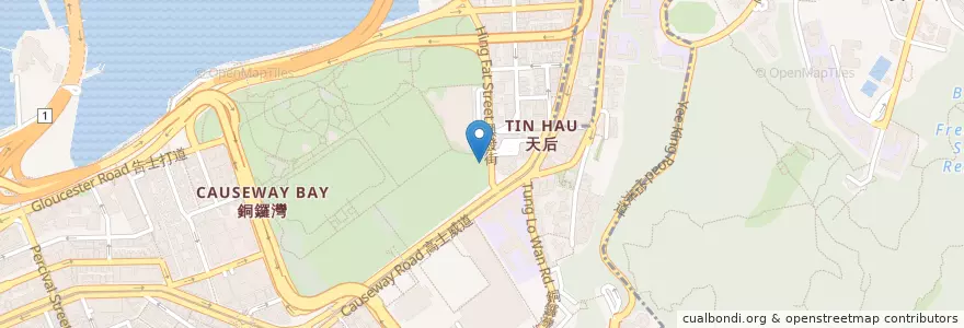 Mapa de ubicacion de 興發街公廁 Hing Fat Street Public Toilet en China, Provincia De Cantón, Hong Kong, Isla De Hong Kong, Nuevos Territorios, 灣仔區 Wan Chai District.
