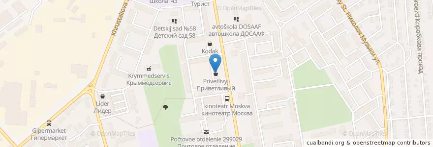 Mapa de ubicacion de РНКБ № 7 en Russia, South Federal District, Sevastopol, Sevastopol, Ленинский Район, Ленинский Округ.