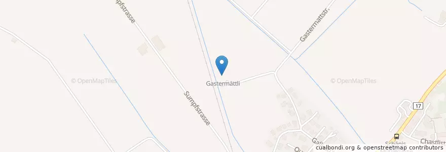 Mapa de ubicacion de Gastermättli en Suisse, Saint-Gall, Wahlkreis See-Gaster, Schänis.