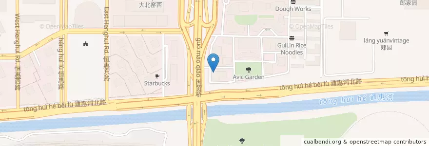 Mapa de ubicacion de Beijing Rural Commercial Bank en 中国, 北京市, 河北省, 朝阳区 / Chaoyang.