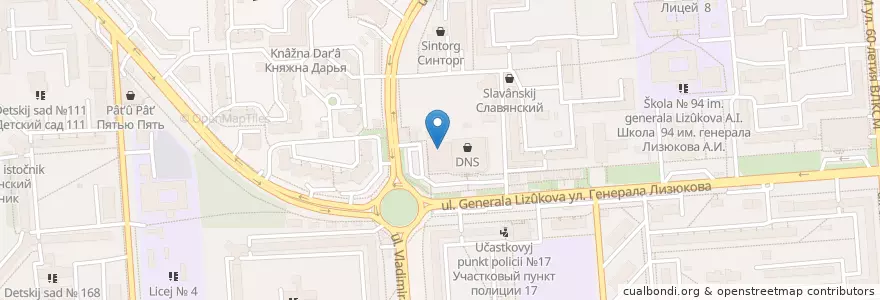 Mapa de ubicacion de Sberbank en Russia, Central Federal District, Voronezh Oblast, Voronezh.