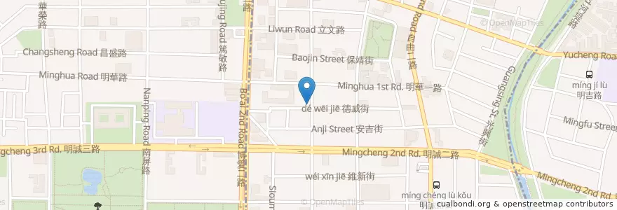 Mapa de ubicacion de 樂品咖啡館 en Taiwan, Kaohsiung, 左營區.