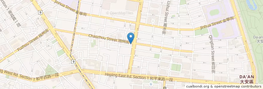 Mapa de ubicacion de 健誌牙醫診所 en Taiwan, Nuova Taipei, Taipei.