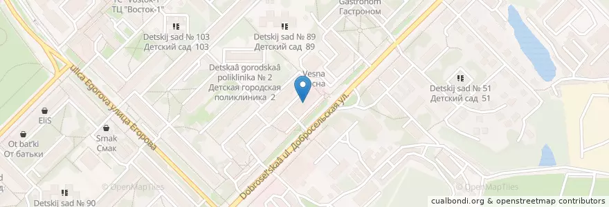 Mapa de ubicacion de Автодебют en Rusia, Distrito Federal Central, Óblast De Vladímir, Городской Округ Владимир.