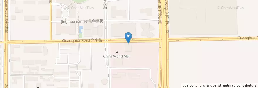 Mapa de ubicacion de 北京银行 en China, Beijing, Hebei, 朝阳区 / Chaoyang.