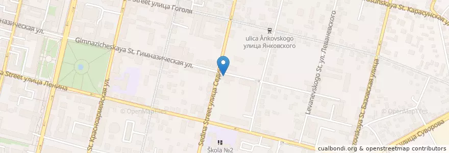 Mapa de ubicacion de Родильный дом №1 en Russia, South Federal District, Krasnodar Krai, Krasnodar Municipality.