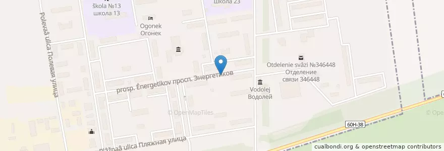 Mapa de ubicacion de Сбербанк 24 en Rusia, Южный Федеральный Округ, Óblast De Rostov, Городской Округ Новочеркасск.