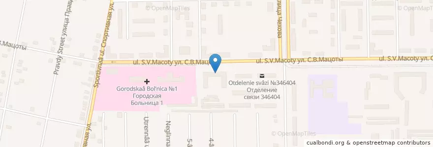 Mapa de ubicacion de Сбербанк 24 en Rússia, Distrito Federal Do Sul, Oblast De Rostov, Городской Округ Новочеркасск.