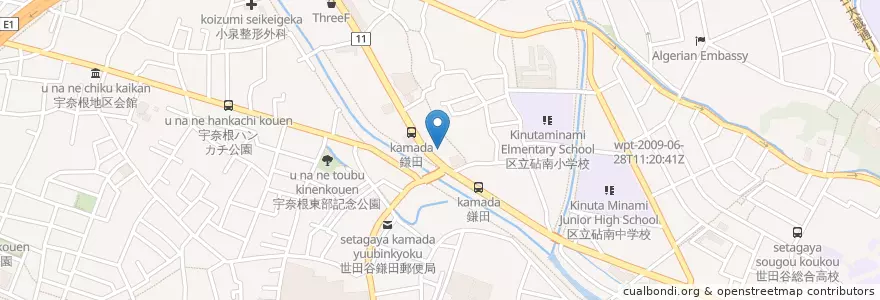 Mapa de ubicacion de すみれ第一駐車場 en Japón, Tokio, Setagaya.