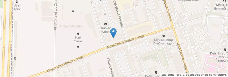Mapa de ubicacion de Лаборатория CMD (анализы) en Rusia, Distrito Federal Central, Óblast De Moscú, Городской Округ Реутов.