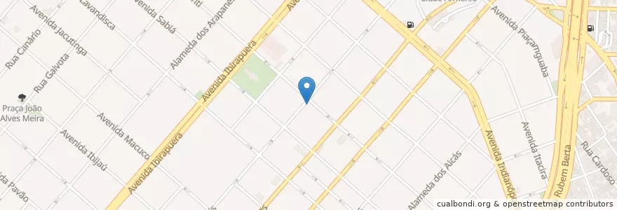 Mapa de ubicacion de Consulado de Moema en ブラジル, 南東部地域, サンパウロ, Região Geográfica Intermediária De São Paulo, Região Metropolitana De São Paulo, Região Imediata De São Paulo, サンパウロ.