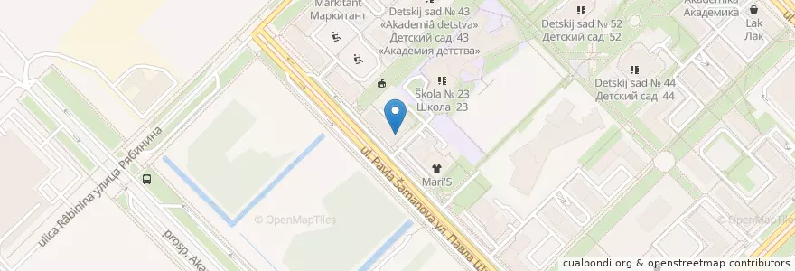 Mapa de ubicacion de Вундеркинд-1 en Russia, Уральский Федеральный Округ, Свердловская Область, Городской Округ Екатеринбург.