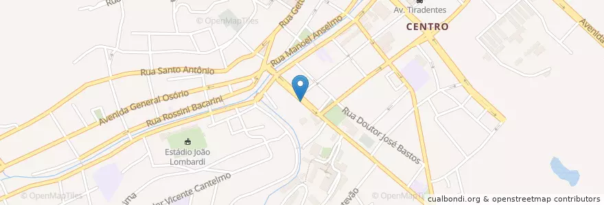 Mapa de ubicacion de Restaurante Villeiros en برزیل, منطقه جنوب شرقی برزیل, میناس گرایس, Região Geográfica Intermediária De Barbacena, Microrregião São João Del-Rei, São João Del-Rei.