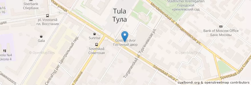 Mapa de ubicacion de Твой доктор en Rússia, Distrito Federal Central, Тульская Область, Городской Округ Тула.