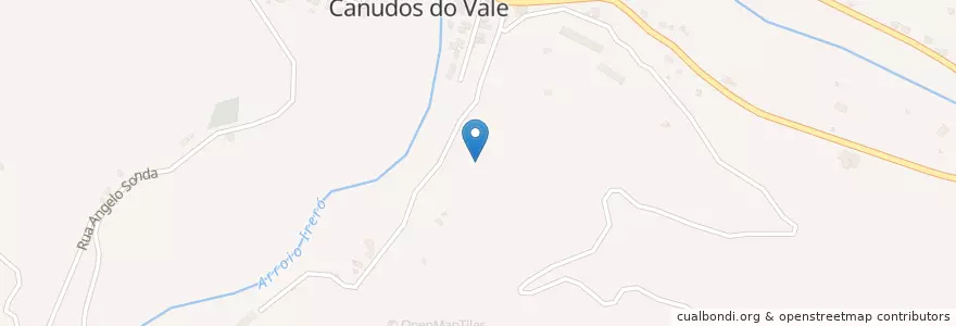Mapa de ubicacion de Canudos do Vale en Бразилия, Южный Регион, Риу-Гранди-Ду-Сул, Região Geográfica Intermediária De Santa Cruz Do Sul - Lajeado, Região Geográfica Imediata De Lajeado, Canudos Do Vale.