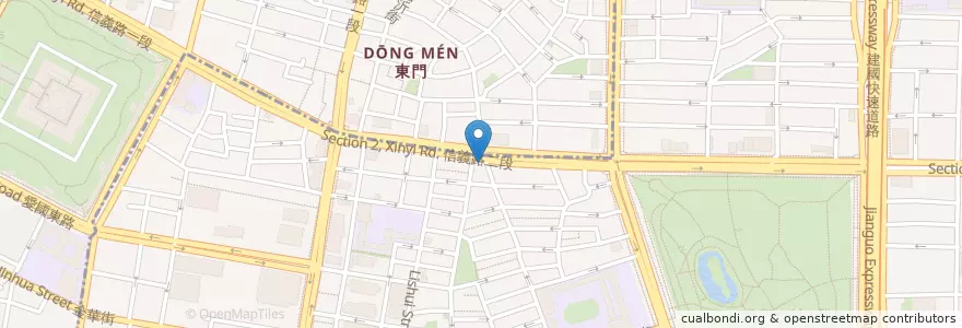 Mapa de ubicacion de 鼎泰豐 信義本店 en 台湾, 新北市, 台北市, 大安区.