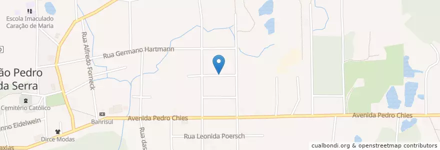 Mapa de ubicacion de São Pedro da Serra en Brasil, Região Sul, Rio Grande Do Sul, Região Geográfica Intermediária De Porto Alegre, Região Geográfica Imediata De Montenegro, São Pedro Da Serra.