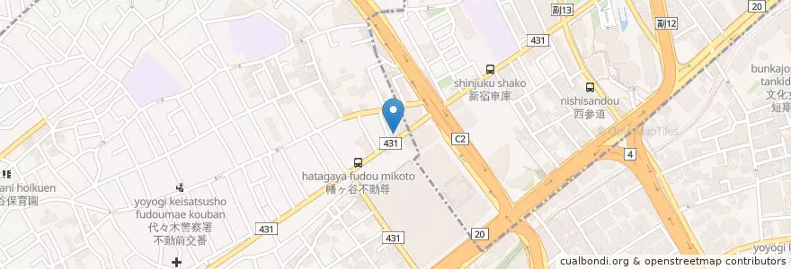 Mapa de ubicacion de ホルモン焼 くうのむ en ژاپن, 東京都, 渋谷区.