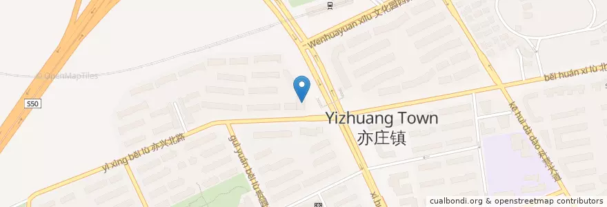 Mapa de ubicacion de 华亦国际饭店 en چین, پکن, هبئی, 大兴区.