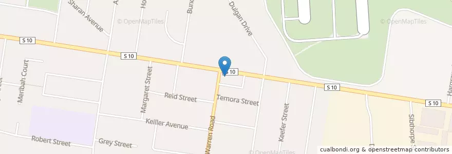 Mapa de ubicacion de Adriano's Pizza & Pasta en Austrália, Victoria, City Of Kingston.