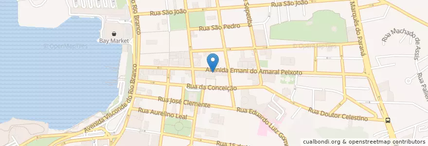 Mapa de ubicacion de BMG en Бразилия, Юго-Восточный Регион, Рио-Де-Жанейро, Região Geográfica Intermediária Do Rio De Janeiro, Região Metropolitana Do Rio De Janeiro, Região Geográfica Imediata Do Rio De Janeiro, Niterói.