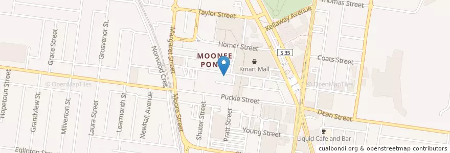 Mapa de ubicacion de Chiba Japanese Restaurant en 오스트레일리아, Victoria, City Of Moonee Valley.