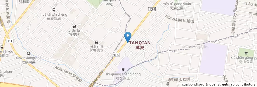 Mapa de ubicacion de 吉野家 永和店 en 台湾, 新北市, 中和区, 永和区.