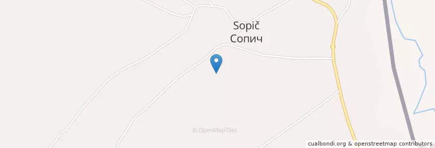 Mapa de ubicacion de Сопич en Сопич.