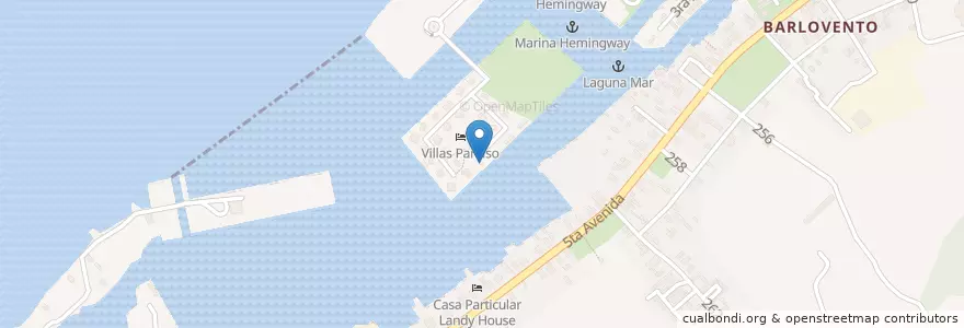 Mapa de ubicacion de Zona de Despacho en کوبا, La Habana.