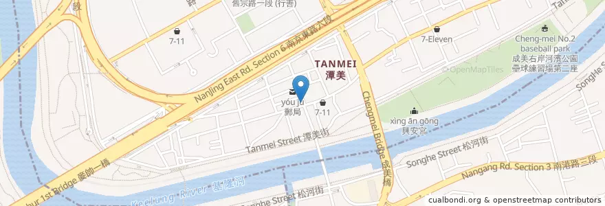 Mapa de ubicacion de 新明診所 en Taiwan, 新北市, Taipei, 內湖區.