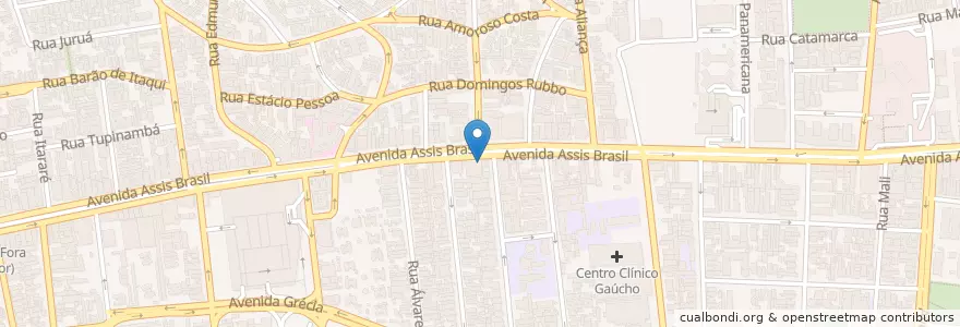 Mapa de ubicacion de Cachorro do Rosário en Brazilië, Regio Zuid, Rio Grande Do Sul, Metropolitaans Regio Van Porto Alegre, Região Geográfica Intermediária De Porto Alegre, Região Geográfica Imediata De Porto Alegre, Porto Alegre.