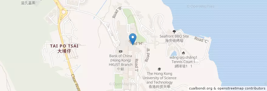 Mapa de ubicacion de can.teen II en China, Provincia De Cantón, Hong Kong, Nuevos Territorios, 西貢區 Sai Kung District.