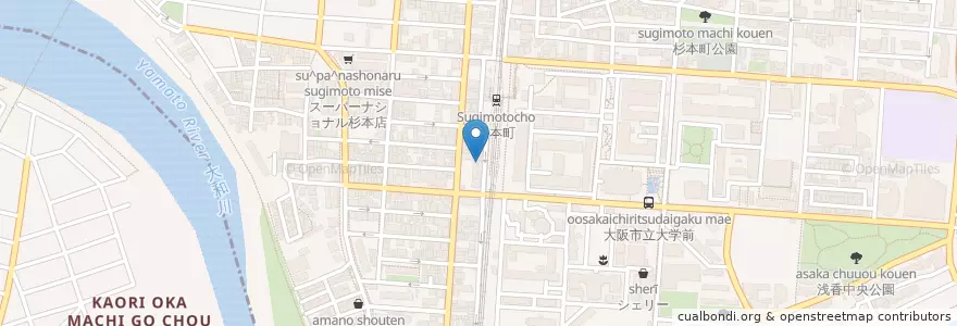 Mapa de ubicacion de RASOI en Jepun, 大阪府, 住吉区.