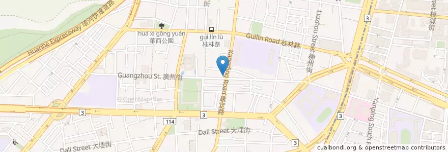 Mapa de ubicacion de 永豐商業銀行 en 臺灣, 新北市, 臺北市, 萬華區.