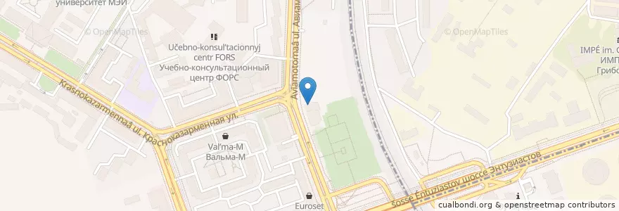 Mapa de ubicacion de Якитория en Rusland, Centraal Federaal District, Moskou, Юго-Восточный Административный Округ, Район Лефортово.
