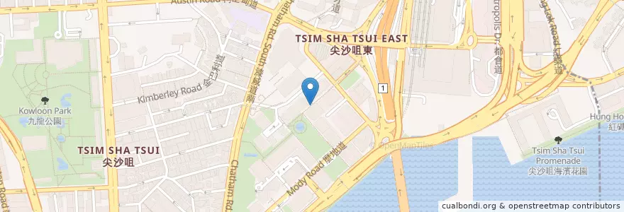 Mapa de ubicacion de 許留山 Hui Lau Shan en 中国, 広東省, 香港, 九龍, 新界, 油尖旺區 Yau Tsim Mong District.