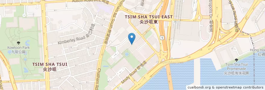 Mapa de ubicacion de 靚靚麵工房 en 中国, 广东省, 香港, 九龍, 新界, 油尖旺區.