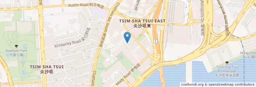 Mapa de ubicacion de 紅樹林 Red Forrest en China, Cantão, Hong Kong, Kowloon, Novos Territórios, 油尖旺區 Yau Tsim Mong District.