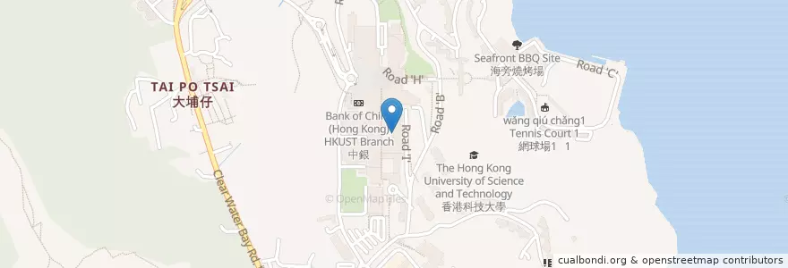 Mapa de ubicacion de American Diner en 中国, 广东省, 香港 Hong Kong, 新界 New Territories, 西貢區 Sai Kung District.