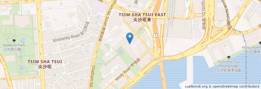 Mapa de ubicacion de 豐記找換店 Fung Kee Foreign Exchange en China, Guangdong, Hong Kong, Kowloon, Wilayah Baru, 油尖旺區 Yau Tsim Mong District.
